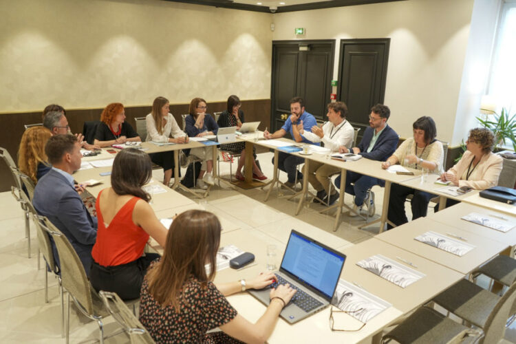 The Third Vice President and Spanish Minister for Ecological Transition and Demographic Challenge, Sara Aagesen (c), holds a meeting this Wednesday in Nice (France) with various organizations of the MED30 project, among which are Oceana, OceanCare, ClientEarth, Marilles Foundation, MedSea Alliance and representatives of the campaign Let's Be Nice to the Ocean, in which they have asked her to implement the Oceans Treaty, ratified by Spain, to continue making progress in the creation of new areas of the Ocean, MedSea Alliance and representatives of the campaign Let's Be Nice to the Ocean, in which they have asked him to implement the Oceans Treaty, ratified by Spain, to continue advancing in the creation of new marine protected areas and to classify two species in danger of extinction. Jun. 11, 2025. EFE/ Ocean Care