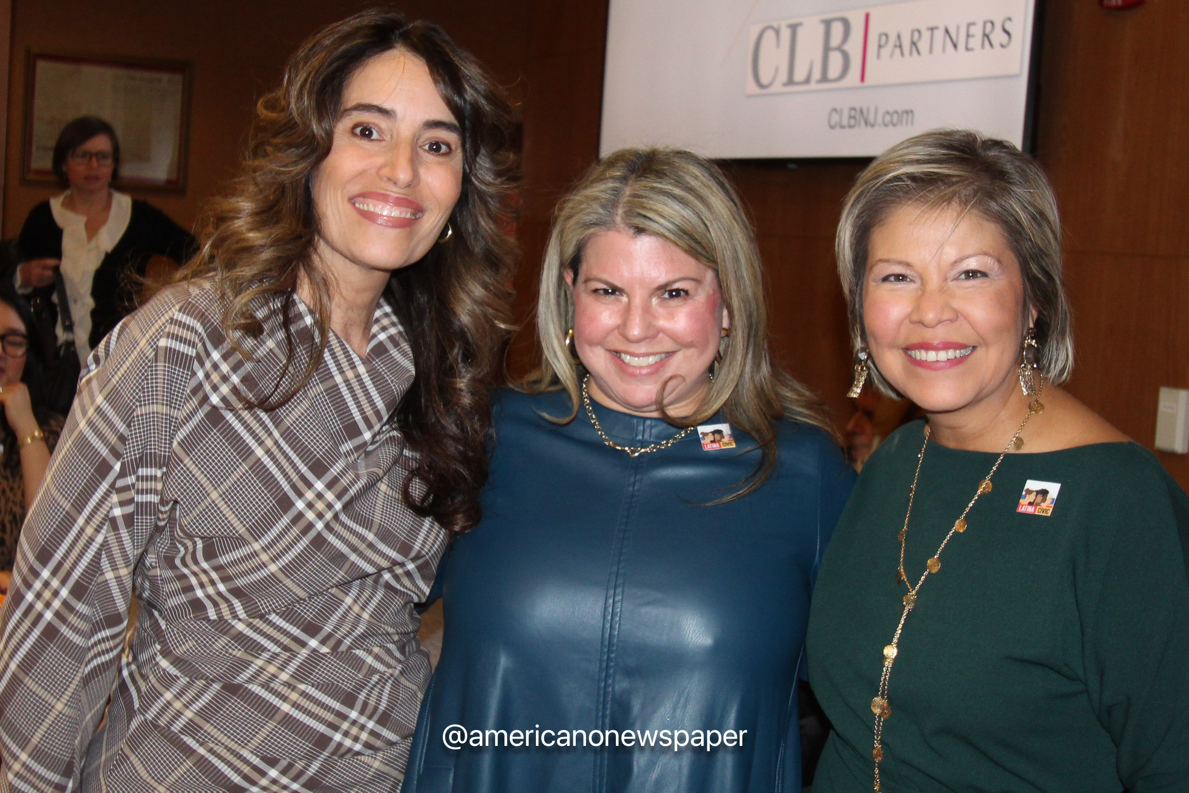 Latina Civic Action 2026 Executive Leadership! NJ Senate Majority Leader Sen. M. Teresa Ruiz, Laura Matos and Dr. Patricia Campos Medina.
